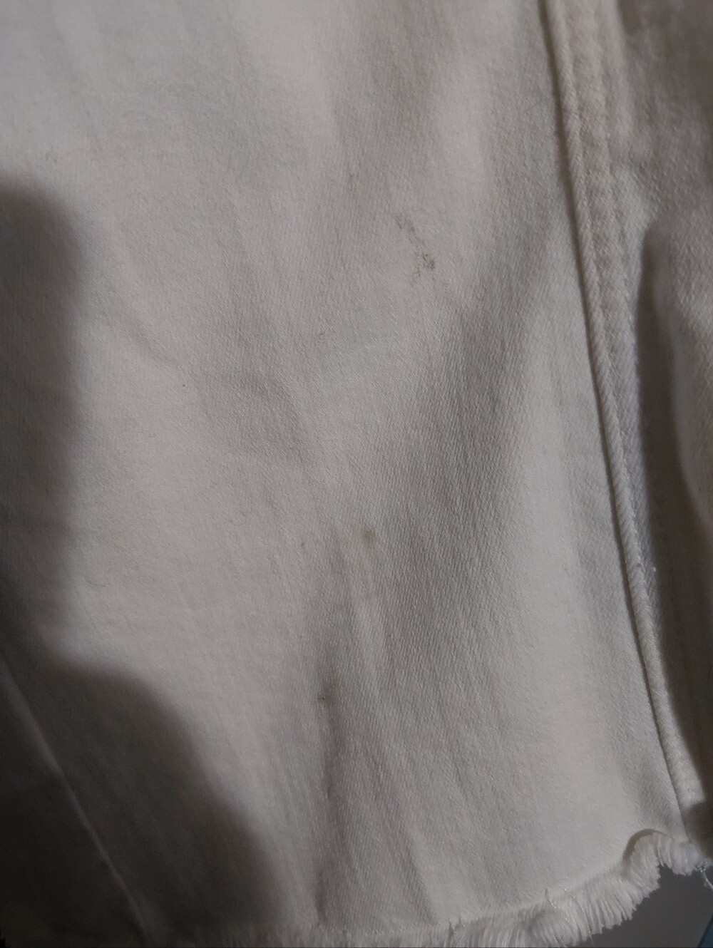 Liverpool Cream Frayed-Edge Denim Jacket - Picture 6 of 7